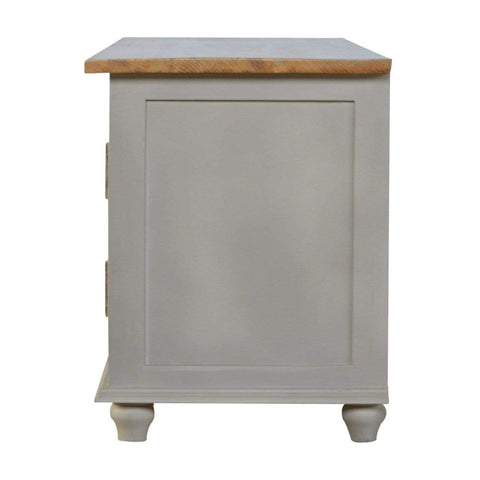 Grey Painted Media Unit Living Artisan Furniture 