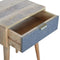 Grey Tweed Bedside Sleeping Artisan Furniture 