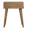 Grey Tweed Bedside Sleeping Artisan Furniture 