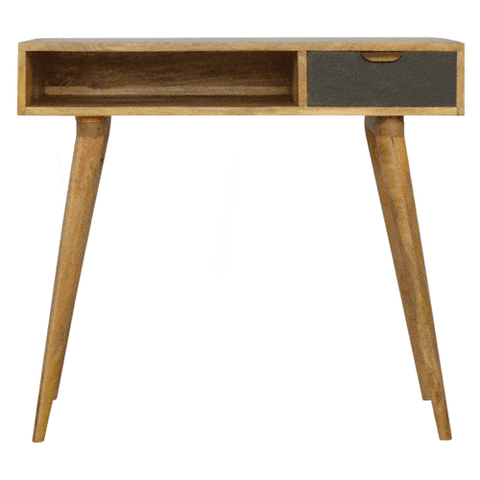 Grey Tweed Writing Desk Living Artisan Furniture 