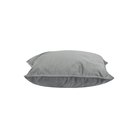 Grey Velvet Cushion 40x40cm Accessories Hill Interiors 