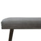 Grey Velvet Industrial Style Bench Living Artisan Furniture 
