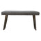Grey Velvet Industrial Style Bench Living Artisan Furniture 