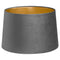 Grey Velvet Lamp And Ceiling Shade Lighting Hill Interiors 
