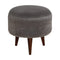 Grey Velvet Nordic Style Footstool Sleeping Artisan Furniture 