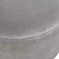Grey Velvet Nordic Style Footstool Sleeping Artisan Furniture 