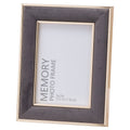 Grey Velvet With Gold 5X7 Frame Accessories Hill Interiors 