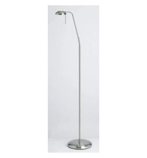 Hackney Floor Lamp Satin Chrome Lighting Regency Studio 