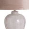 Hadley Ceramic Table Lamp With Natural Shade Lighting Hill Interiors 
