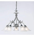 Hardwick 5 Pendant Light Antique Silver Lighting Regency Studio 