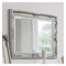 Harrow Rectangle Mirror Silver 45.5'' x 33.5'' Sleeping Regency Studio 