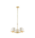 Harvey 5 Pendant Light Brushed Gold Lighting Regency Studio 