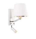 Harvey Wall Light Bright Nickel Large Lighting Regency Studio 