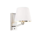 Harvey Wall Light Bright Nickel Small Lighting Regency Studio 