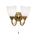 Haughton Wall Light Antique Brass Lighting Regency Studio 