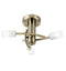 Havana 3 Ceiling Lamp Antique Brass Lighting Regency Studio 