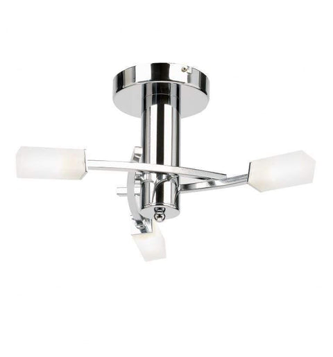 Havana 3 Ceiling Lamp Chrome Lighting Regency Studio 