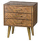 Havana Gold 3 Drawer Bedside Table Sleeping Hill Interiors 