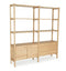 Hazlemere 4 Door Double Bookcase Living Regency Studio 