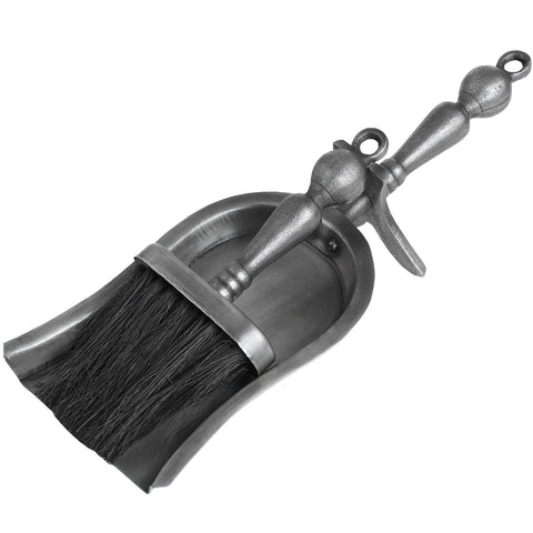 Hearth Tidy Set in Antique Pewter Effect Finish Accessories Hill Interiors 