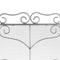 Heavy Large Antique Silver Fire Screen Living Hill Interiors 