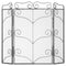 Heavy Large Antique Silver Fire Screen Living Hill Interiors 