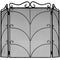 Heavy Large Black Ornate Fire Screen Living Hill Interiors 