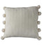 Herringbone Pom Pom Cushion Cream Accessories Regency Studio 