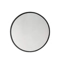 Higgins Round Mirror Black Living Regency Studio 