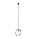 Hoop 1 Pendant Light Brushed Nickel Lighting Regency Studio 