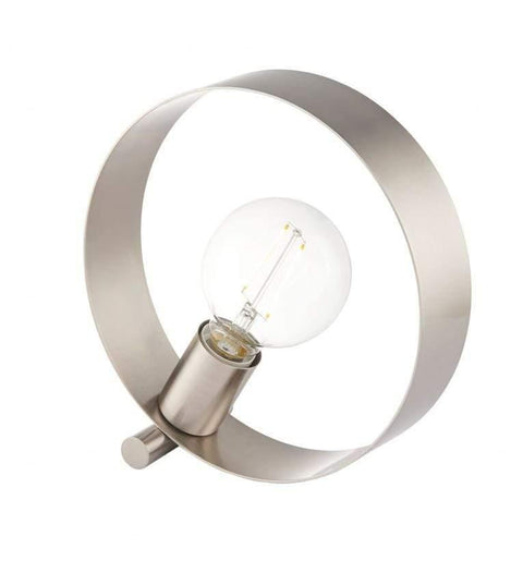 Hoop Table Lamp Brushed Nickel Lighting Regency Studio 