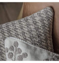 Houndstooth Knitted Cushion Oatmeal Accessories Regency Studio 