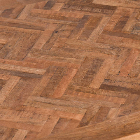 Hoxton Collection Coffee Table With Parquet Top Living Hill Interiors 