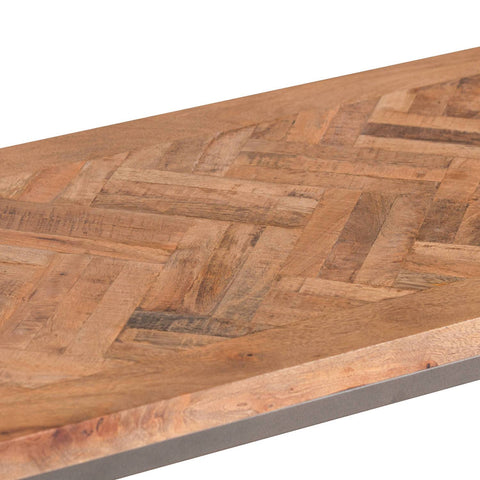 Hoxton Collection Console Table With Parquet Top Living Hill Interiors 