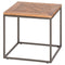 Hoxton Collection Side Table With Parquet Top Living Hill Interiors 