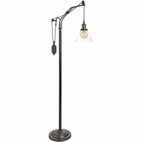 Hudson Adjustable Industrial Floor Lamp Lighting Hill Interiors 