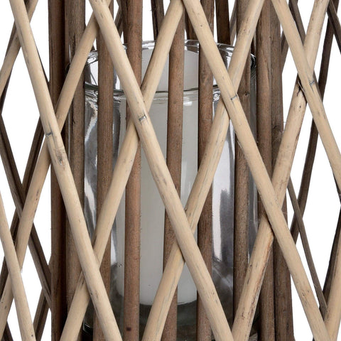 Huge Standing Wicker Lantern Accessories Hill Interiors 