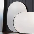 Hurston Elipse Mirror Black Mirrors Regency Studio 