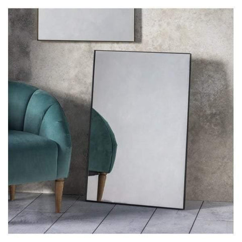 Hurston Mirror Black W600 x D30 x H900mm Mirrors Regency Studio 