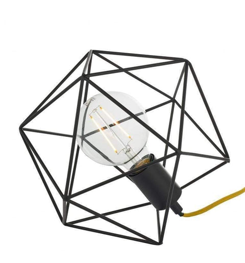 Icosa Table Lamp Matt Black Lighting Regency Studio 