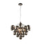 Infinity 6 Pendant Light Black Chrome Lighting Regency Studio 