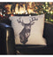 Ink Stag Cushion Natural Accessories Regency Studio 