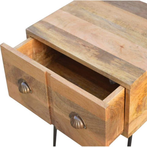 Iron Base Bedside Sleeping Artisan Furniture 