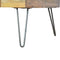 Iron Base Coffee Table with 4 Drawers Living Artisan Furniture 