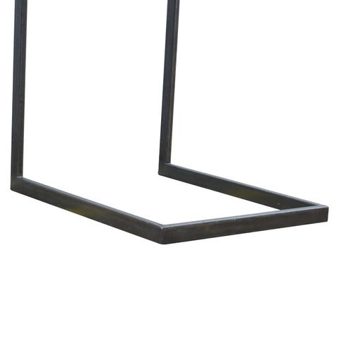 Iron Base Geometric Style Bedside Sleeping Artisan Furniture 
