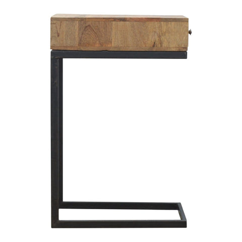 Iron Base Geometric Style Bedside Sleeping Artisan Furniture 