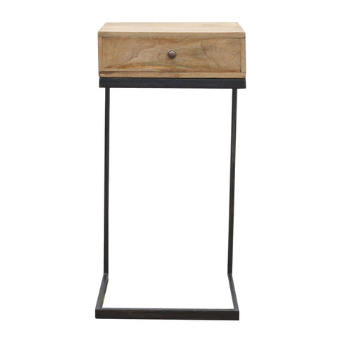 Iron Base Geometric Style Bedside Sleeping Artisan Furniture 