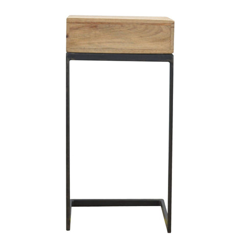 Iron Base Geometric Style Bedside Sleeping Artisan Furniture 