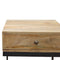 Iron Base Geometric Style Bedside Sleeping Artisan Furniture 