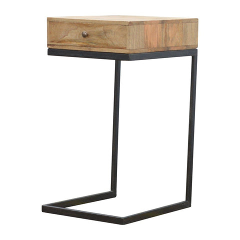 Iron Base Geometric Style Bedside Sleeping Artisan Furniture 